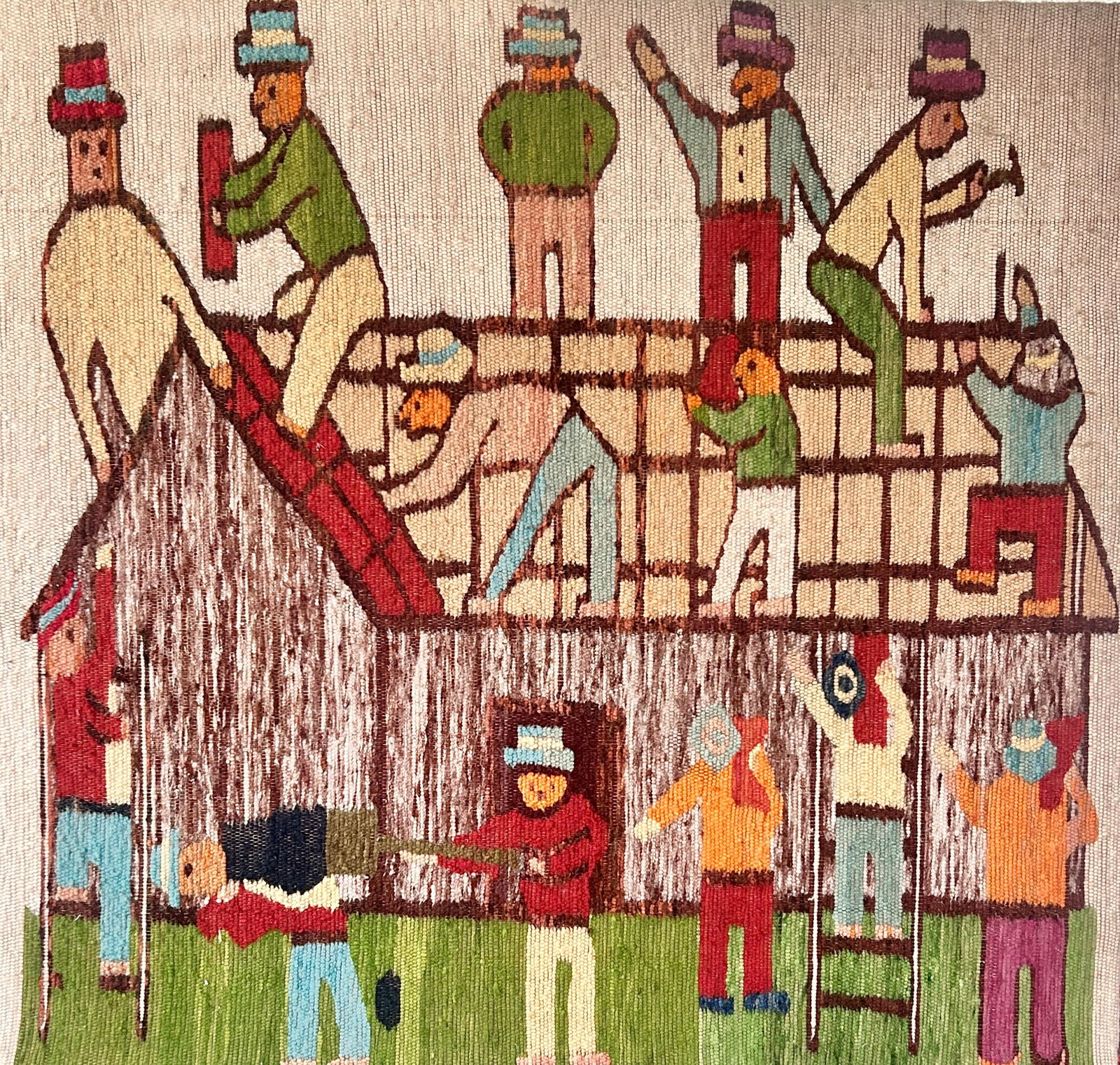 Large Latin Tapestry on board (1 of 2)