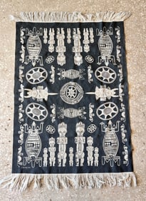 Modern Zimbabwe Fabric Wall Art 'Dezign Inc.'