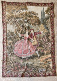 Victorian Style Tapestry Dancing Couple 'Danza'