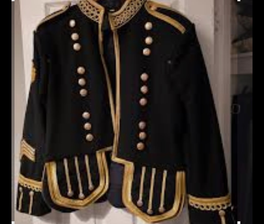 Military Doublet, premium Regal & Timeless ~ 100% Wool from Scotland (1 of 4)