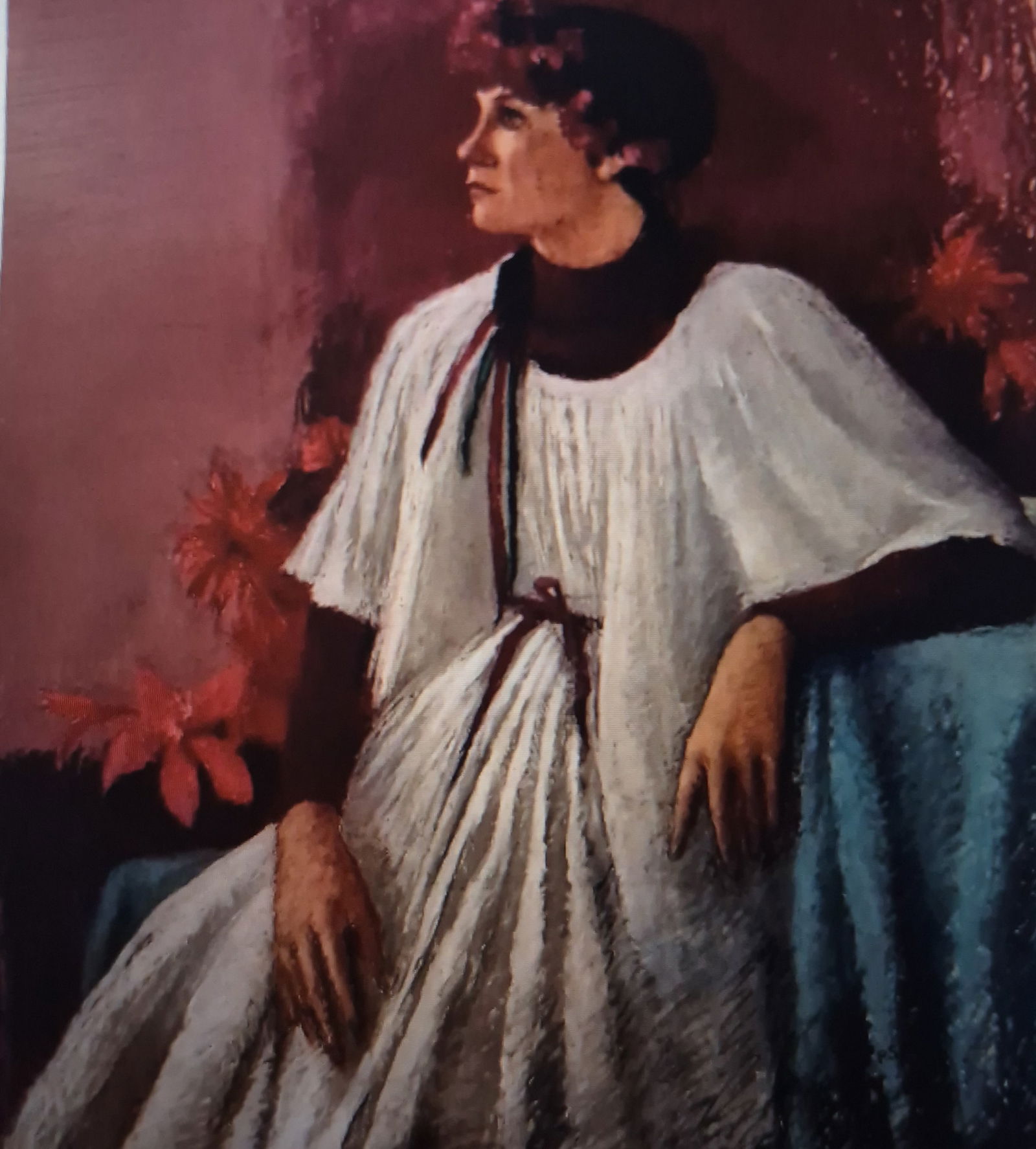 Expressionist Pastel Drawing by Marcia Bouton 1970's [20/26]: Marcia B. Bouton ~ original pastel '72 [1919-2014]> Bouton pastels are gentle and surrealist in design. Original 1972, flat stored and"papered"> excellent condition, no major pastel loss, this is one