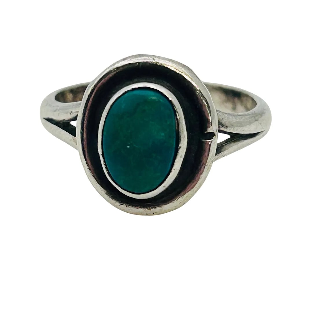 Navajo Sterling Turquoise Ring 2.2 G (1 of 3)