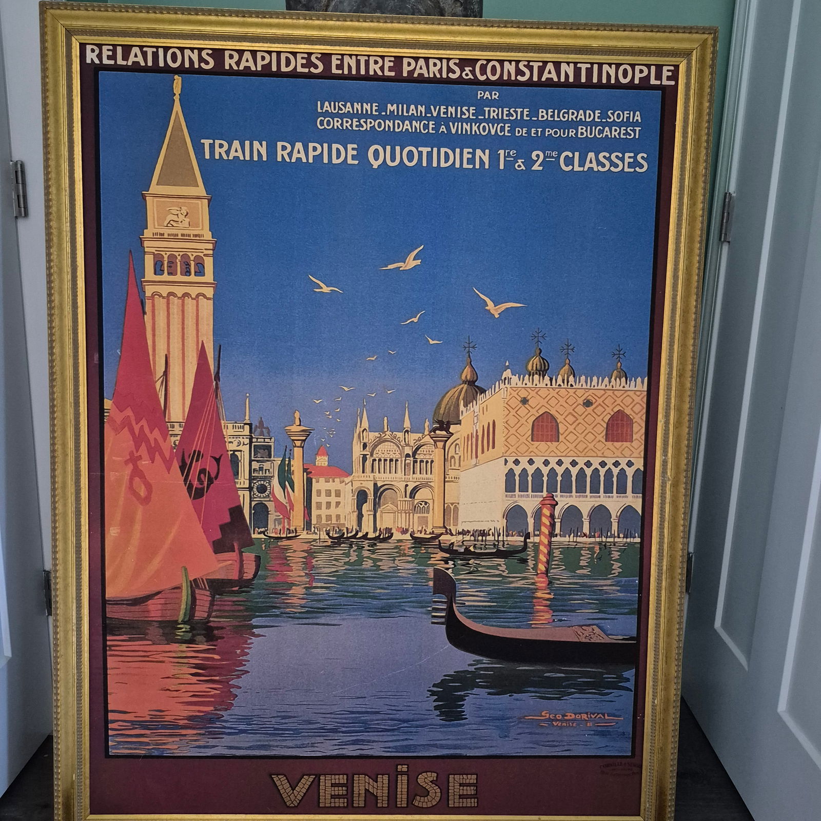 1921 Travel Poster - Venise / Venice Italy Travel Poster [35/52]: 1921 Travel Poster - Venise / Venice Italy Travel Poster [35/52]