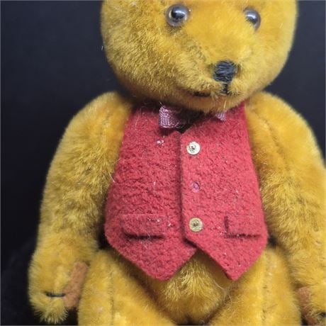 Vintage "Dickie Bears" BEAR all felted with moveable parts (1 of 6)