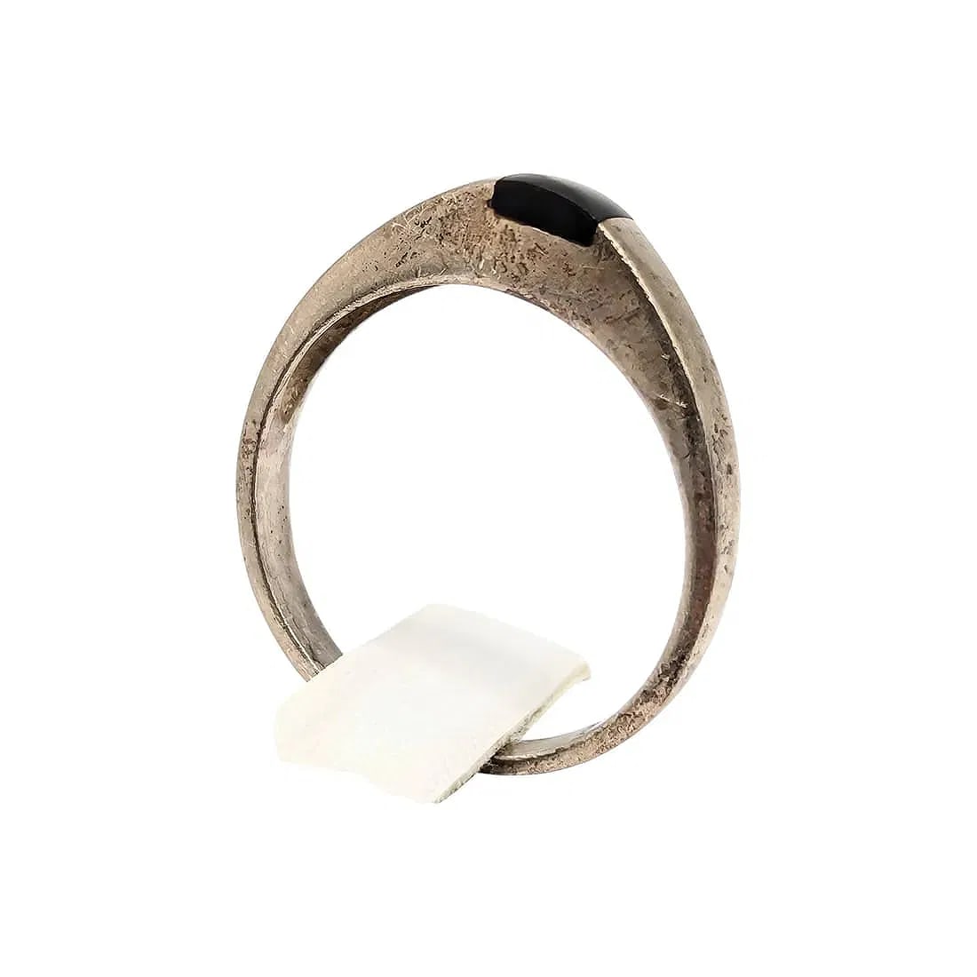 Sterling Black Onyx Ring Size 7.25 2.4g ~ marked sterling: Sterling Black Onyx Ring Size 7.25 2.4g, polished and toned to luster, condition. In-house domestic shipping is available, email for more information. All items ship from Sarasota, FL. Pick up must be
