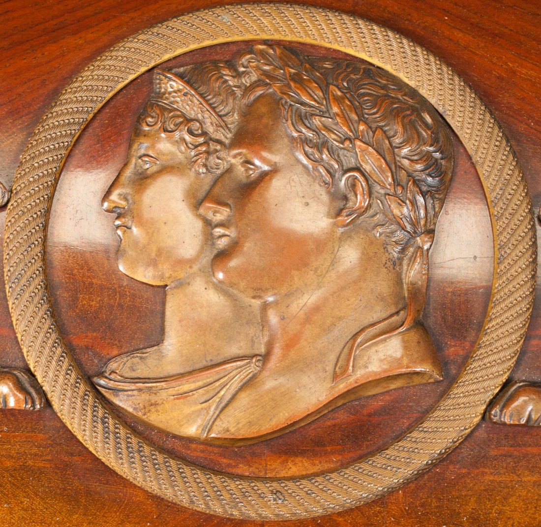 Empire Bureau Table "Cylinder", 19th century