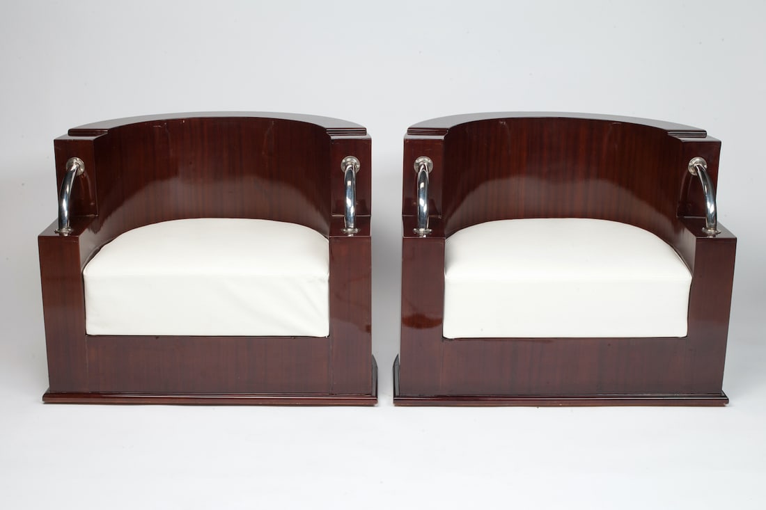 Pair of Art Deco Club Chairs
