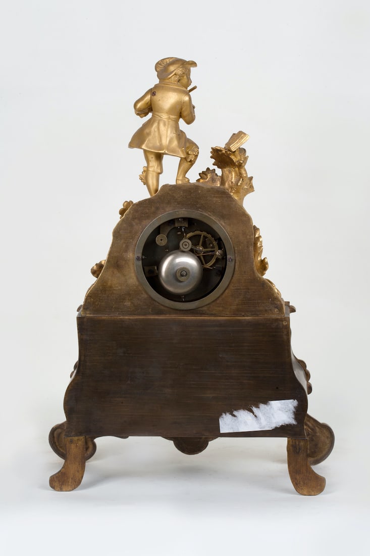 Gilt Bronze Mantel Clock, 19th century