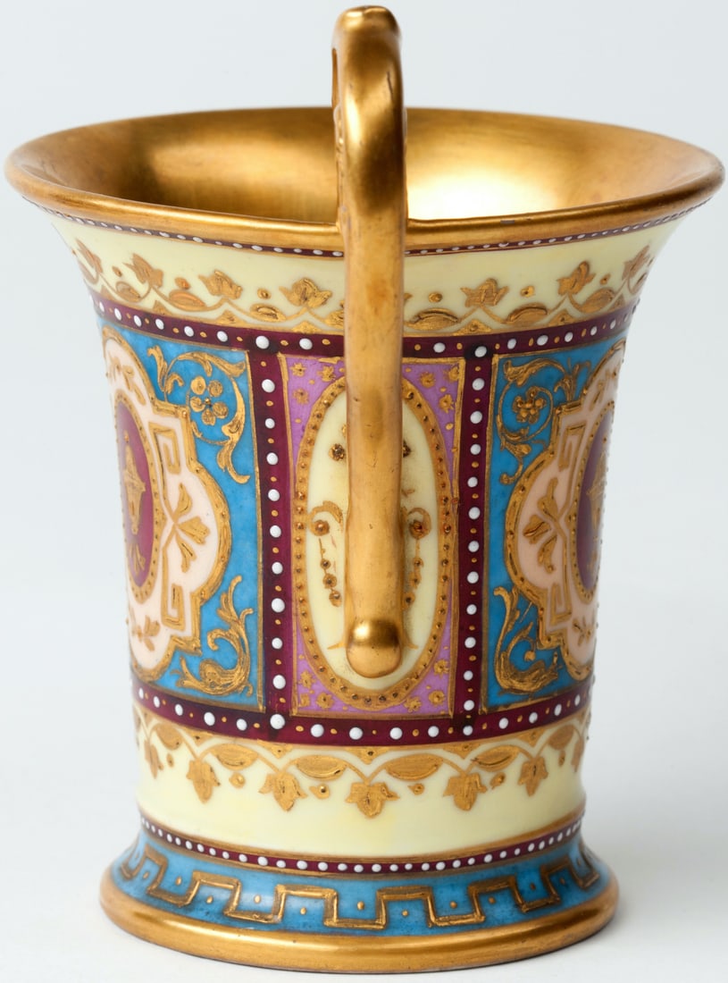 Porcelain Cup with Saucer, 19th century (Austria)
