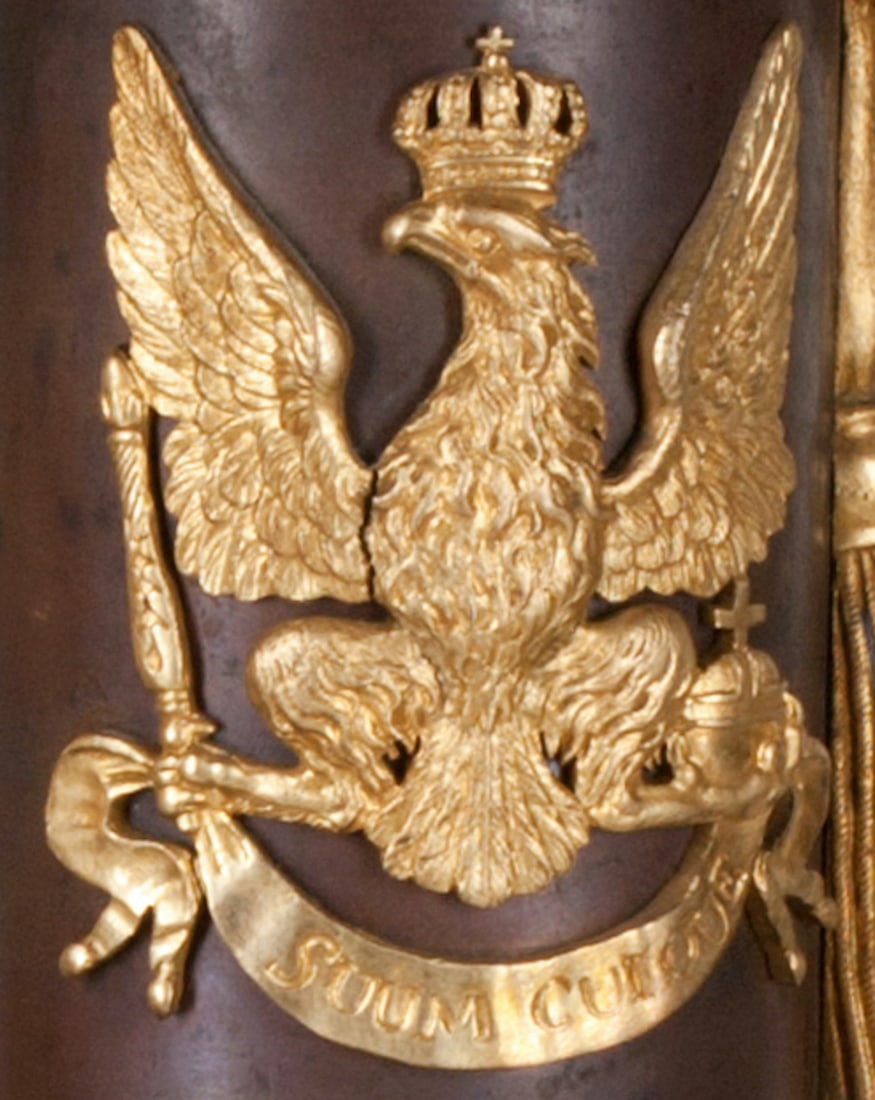 Bronze Mantel Clock Napoleon, 19th century