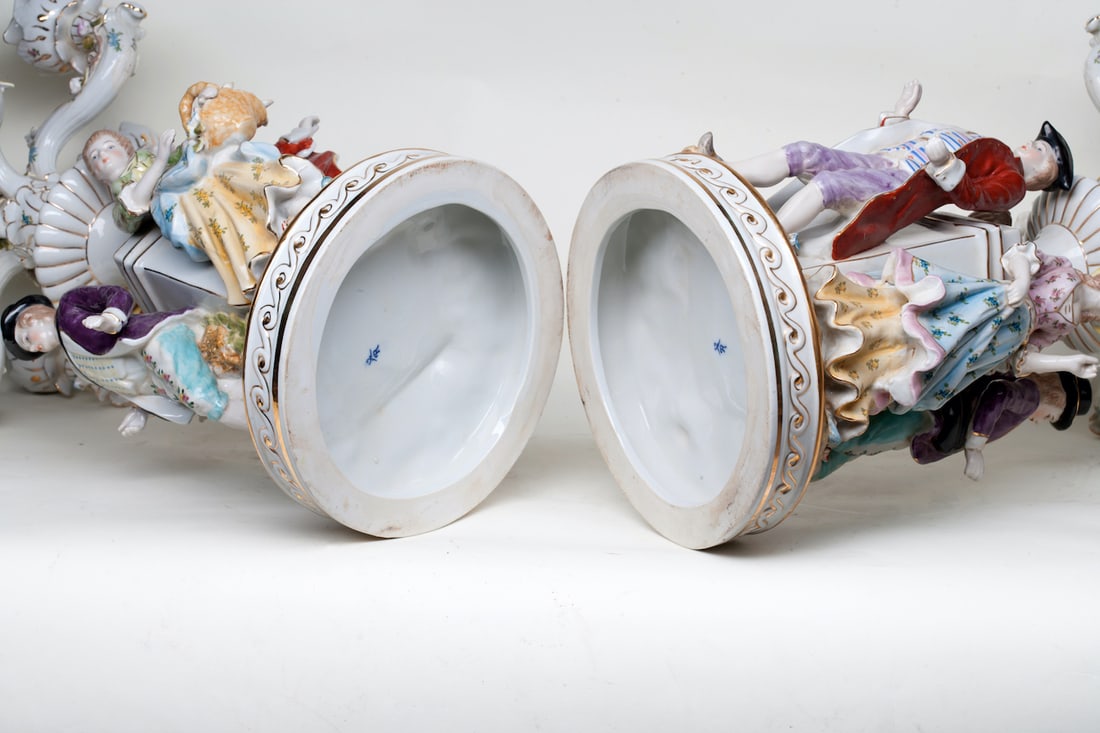 Porcelain Candelabra, early 20th century (Germany)