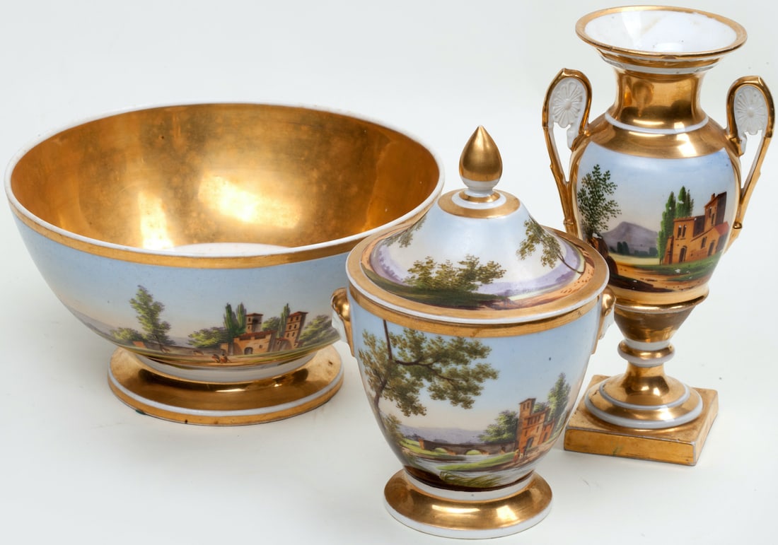 Porcelain Set for 6 Persons, 19th century