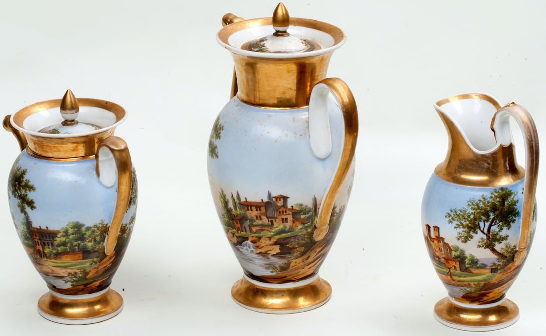 Porcelain Set for 6 Persons, 19th century