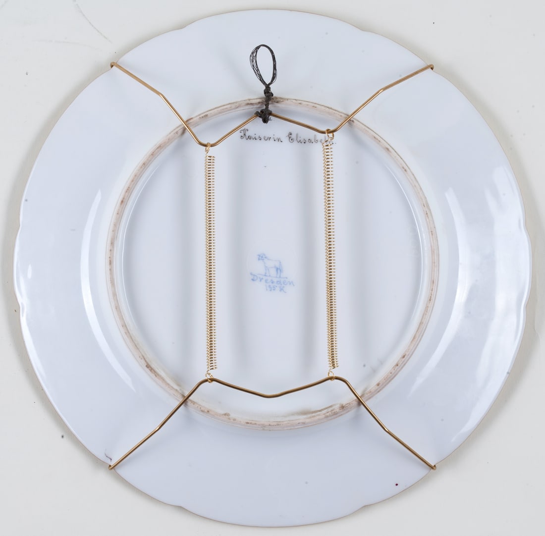 Cabinet Plate, Empress Elisabeth of Austria, 19th c