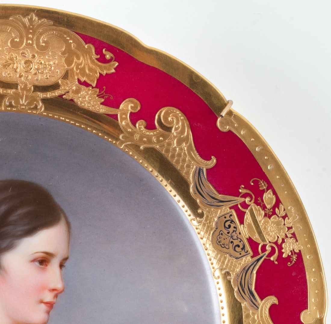 Cabinet Plate, Empress Elisabeth of Austria, 19th c