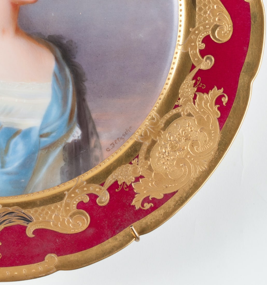 Cabinet Plate, Empress Elisabeth of Austria, 19th c
