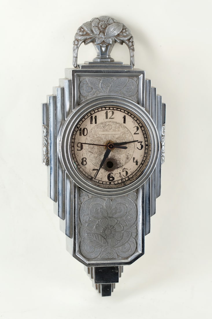 Art Deco Wall Clock, 1930s