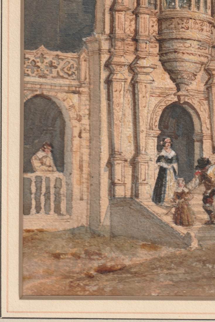 Watercolour, mid-19th century, Unsigned
