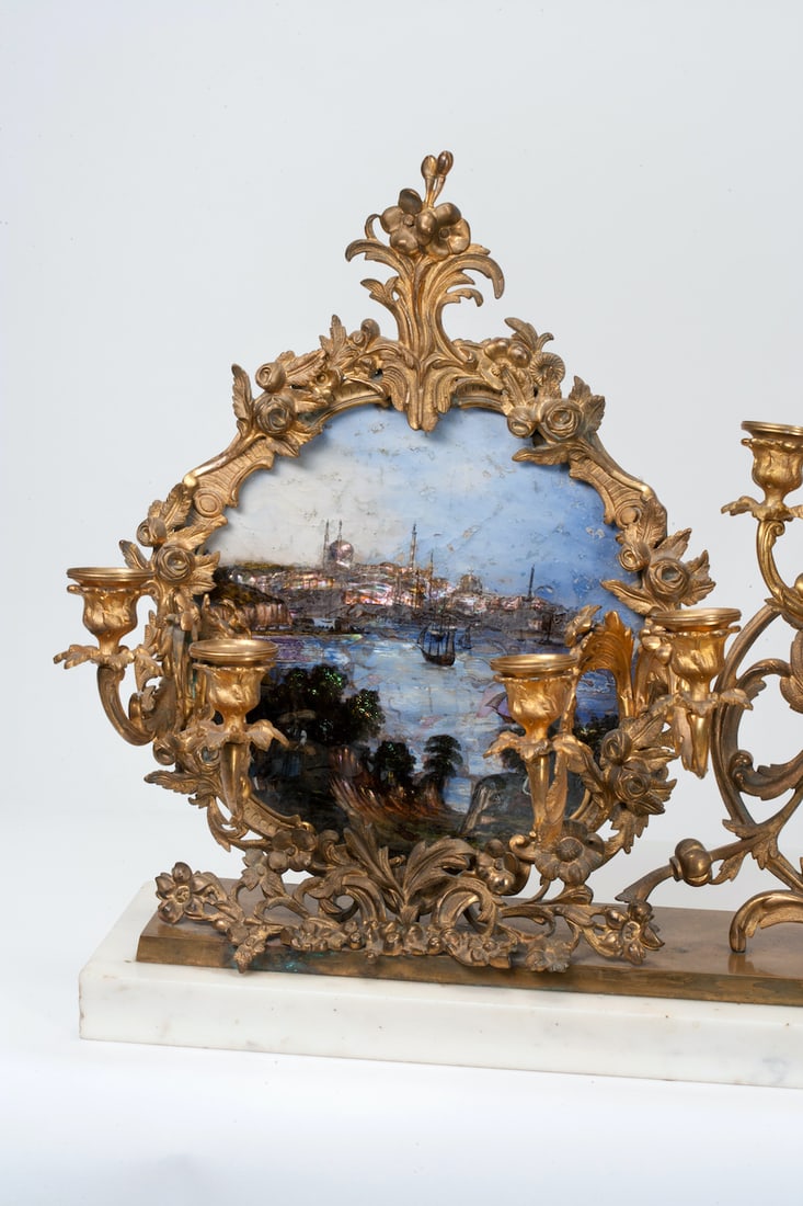Rococo Fireplace Decoration, 19th century (Italy)