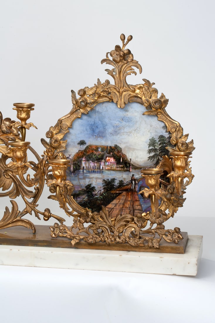 Rococo Fireplace Decoration, 19th century (Italy)