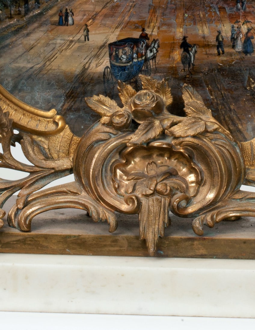 Rococo Fireplace Decoration, 19th century (Italy)