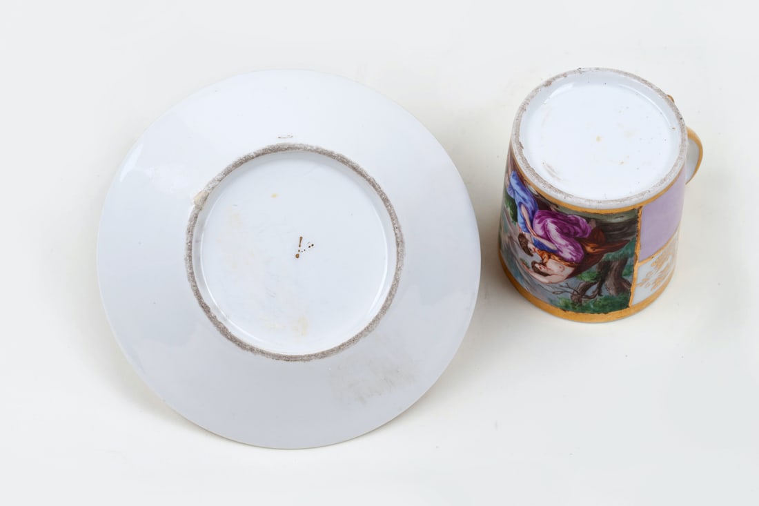 Empire Cup with Saucer, 1820s