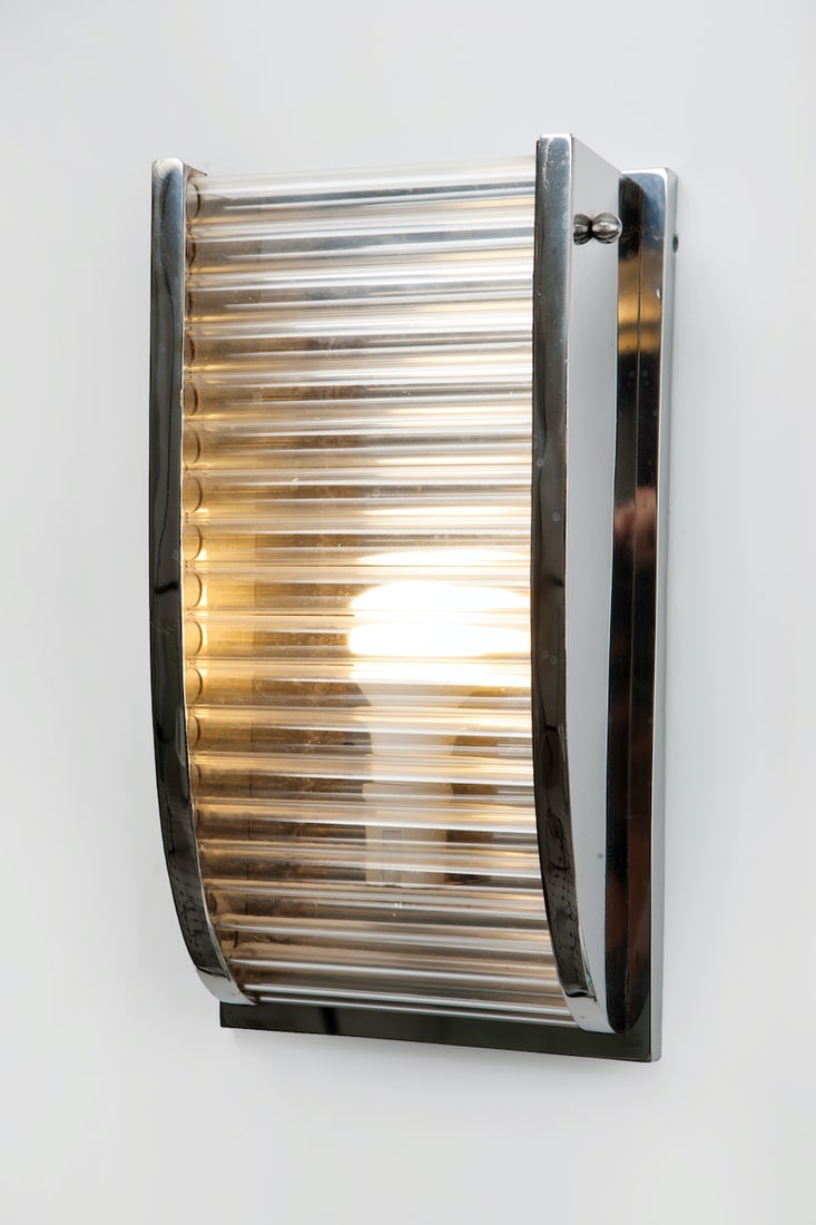Lot of 5 Art Deco Wall Lamps, 20th-21st century
