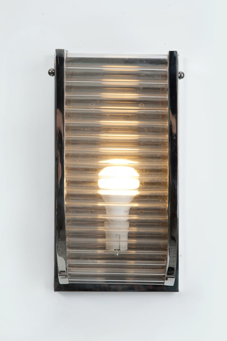 Lot of 5 Art Deco Wall Lamps, 20th-21st century