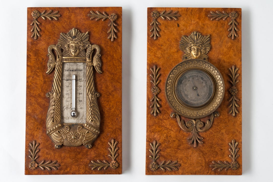 Barometer and Thermometer Set, Empire, 19th century
