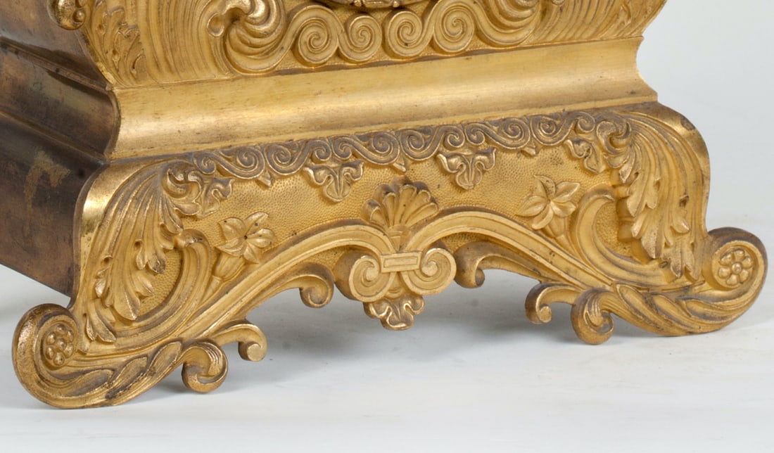 Gilt Bronze Mantel Clock, 19th century