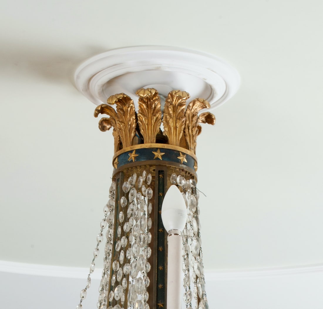 Empire Ormolu Bronze Chandelier, 19th century