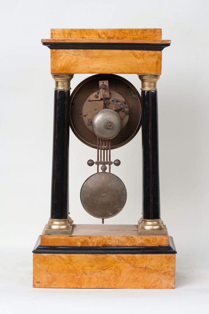 Clock, Karelian Birch, 19th-20th century