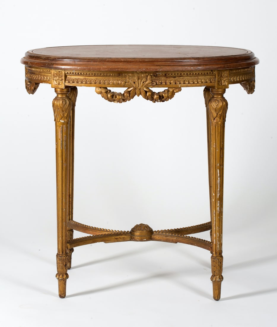 Table with an Oval Tabletop, Classicism, 19th century