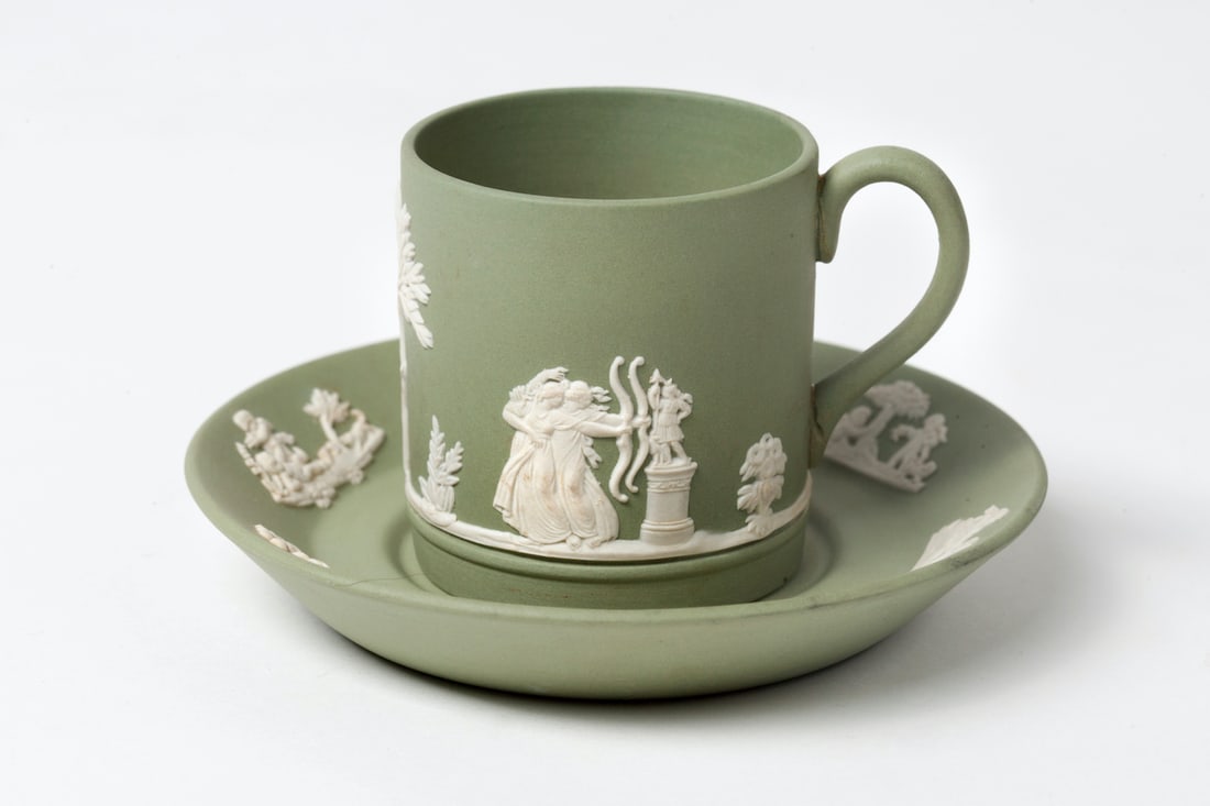 Coffee Cup with Saucer, Wedgwood, 20th century