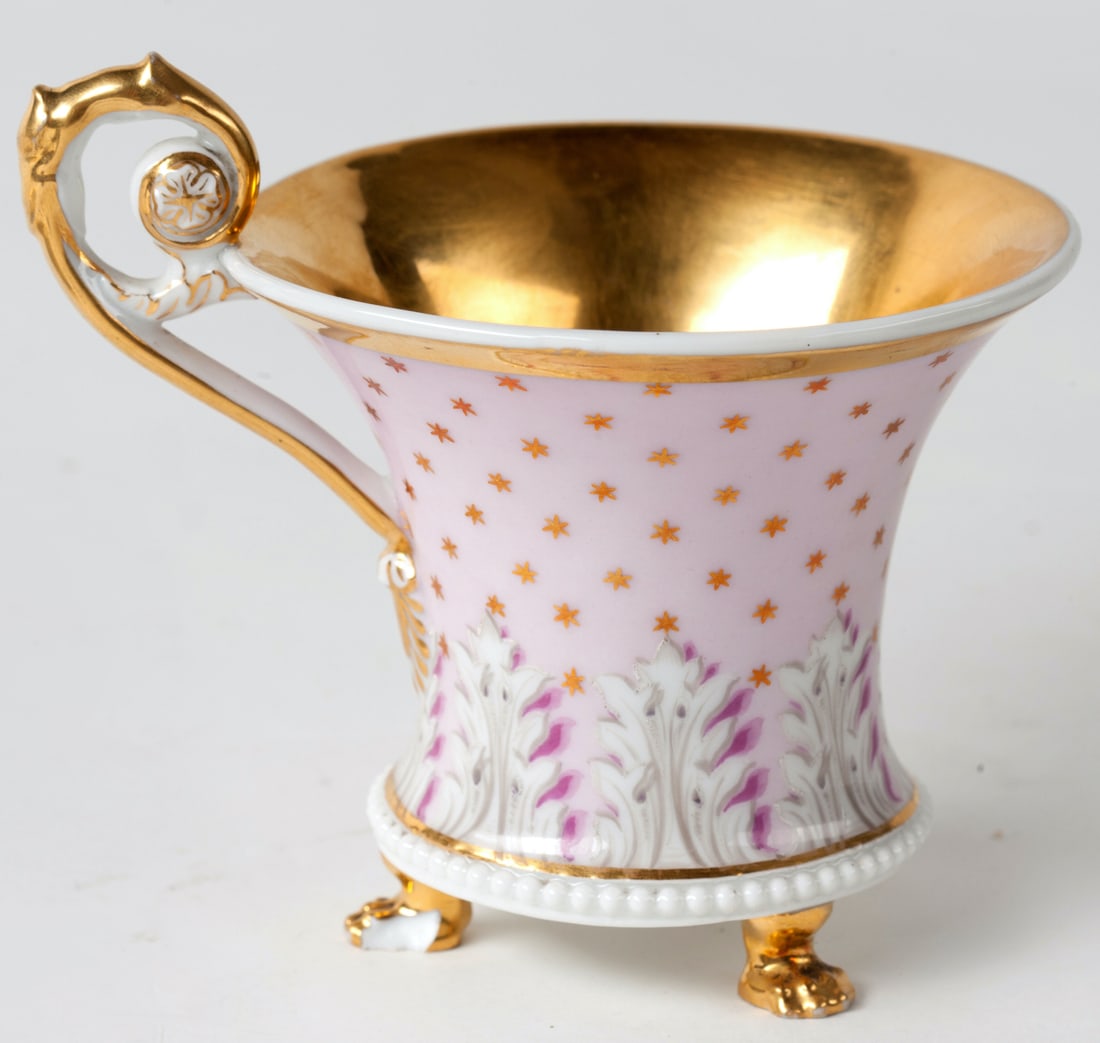Porcelain Cup with Saucer, 19th century