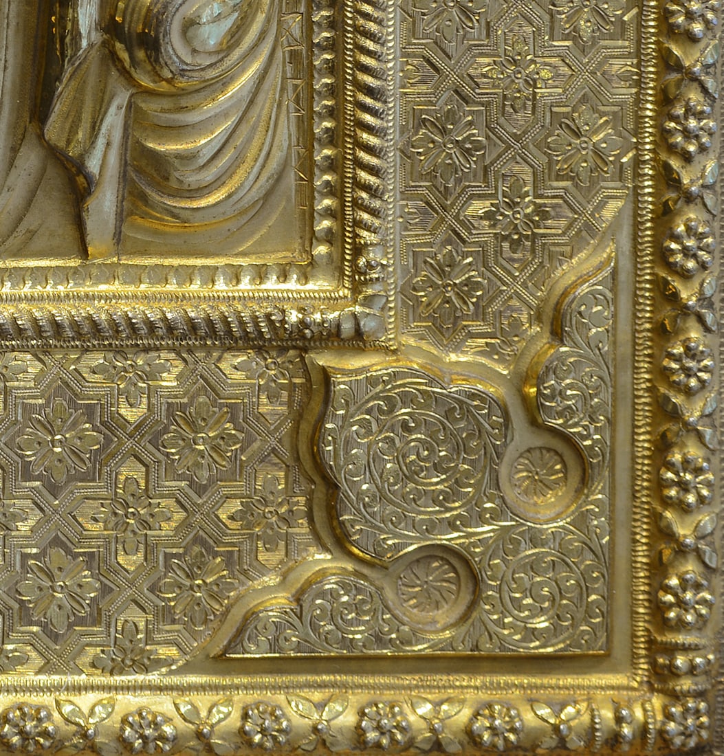 Orthodox Russian Icon, Silver Oklad, 19th century