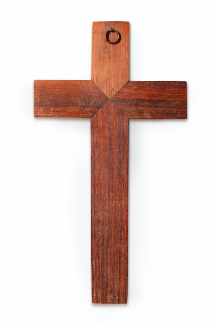 Jesus Christ Crucifixion. Art Deco Cross