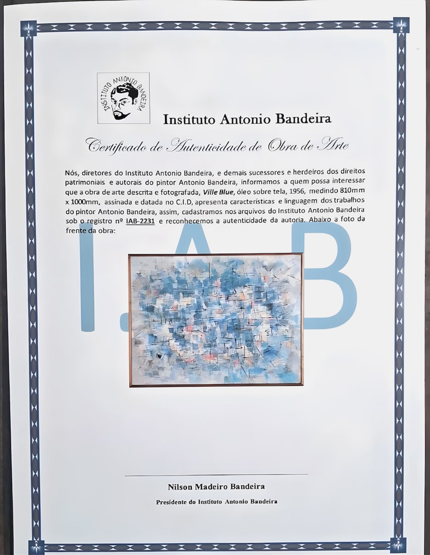 Antonio BANDEIRA, 1922-1967 (France)