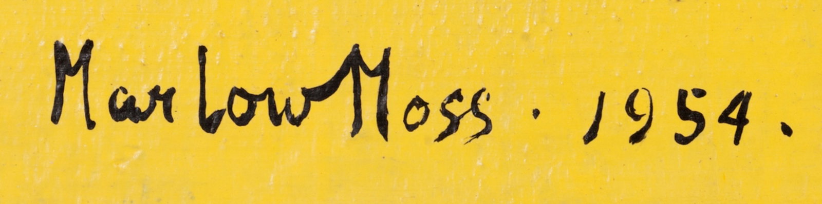 Marlow MOSS, 1889-1958 (United Kingdom)