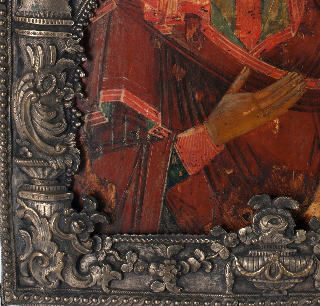 The Virgin Mary, Russian Orthodox Icon, 18th century