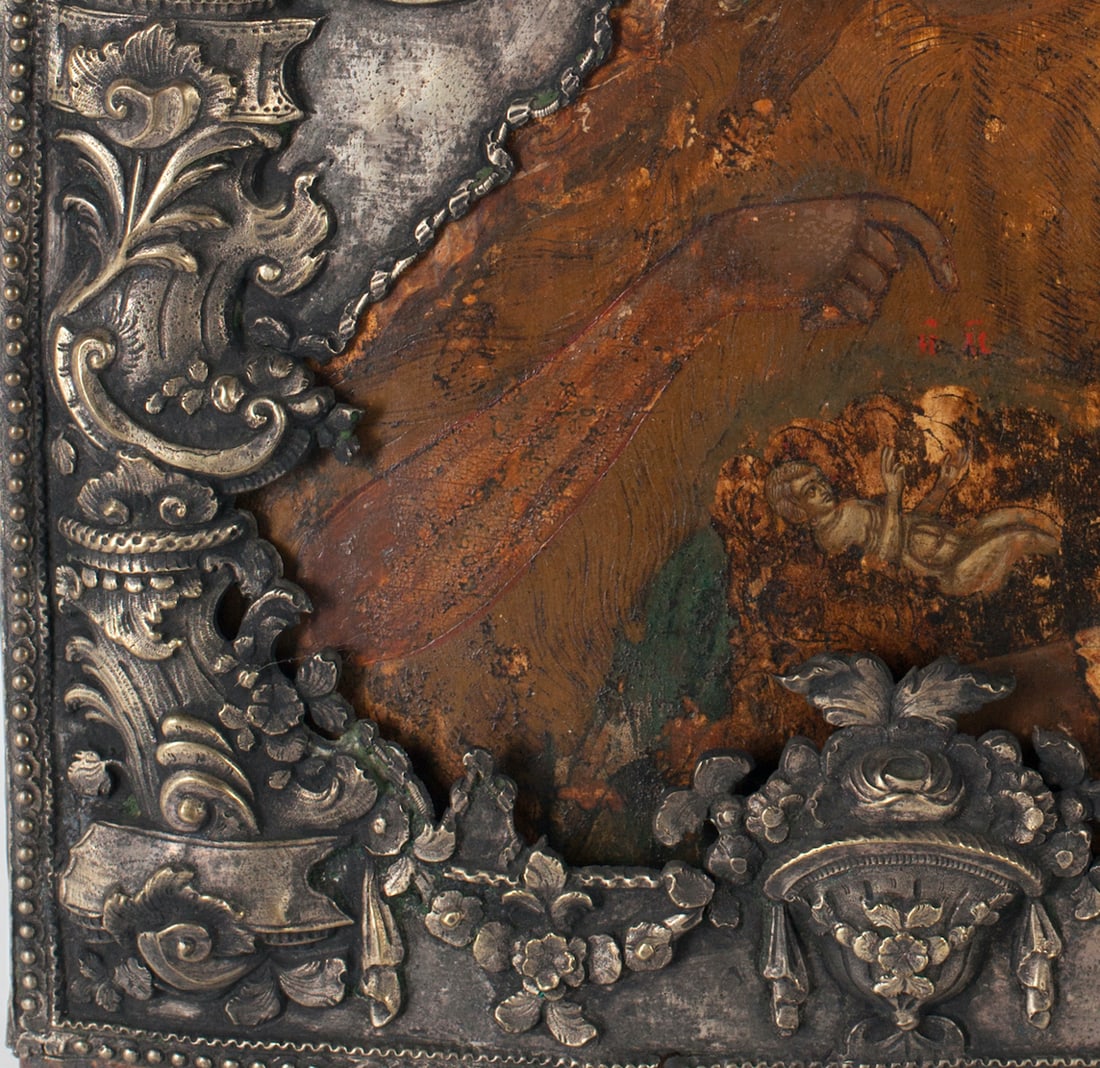 John the Baptist, Russian Orthodox Icon, 18th century