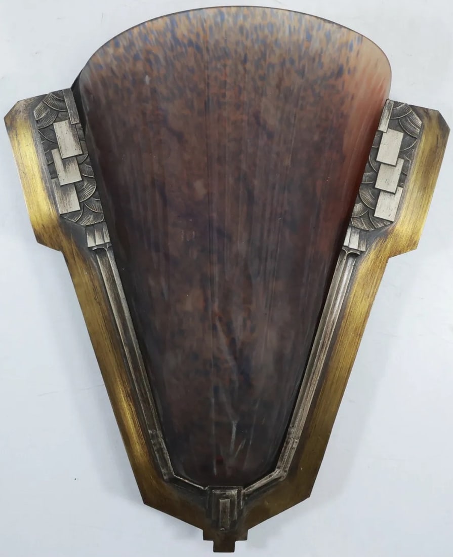 A Pair of Art Deco Wall Lights
