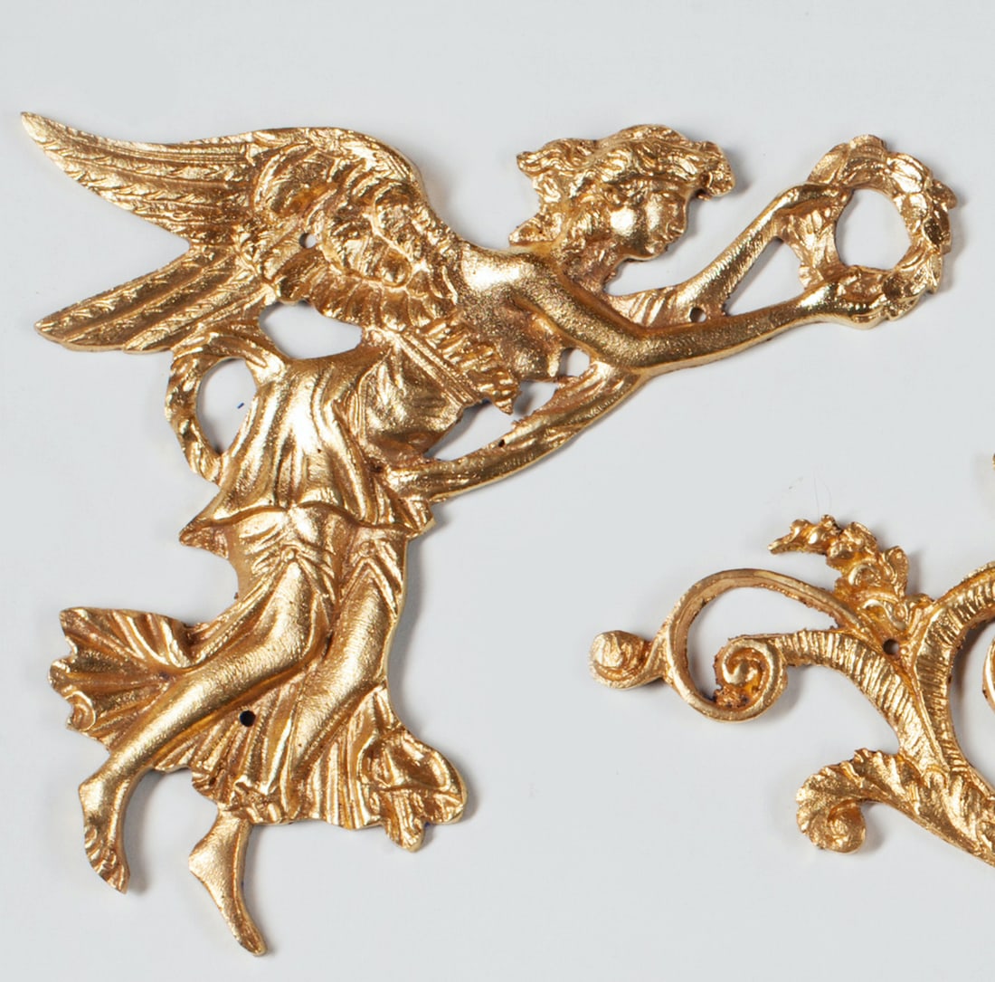 Empire Furniture Fittings. Bronze Dore