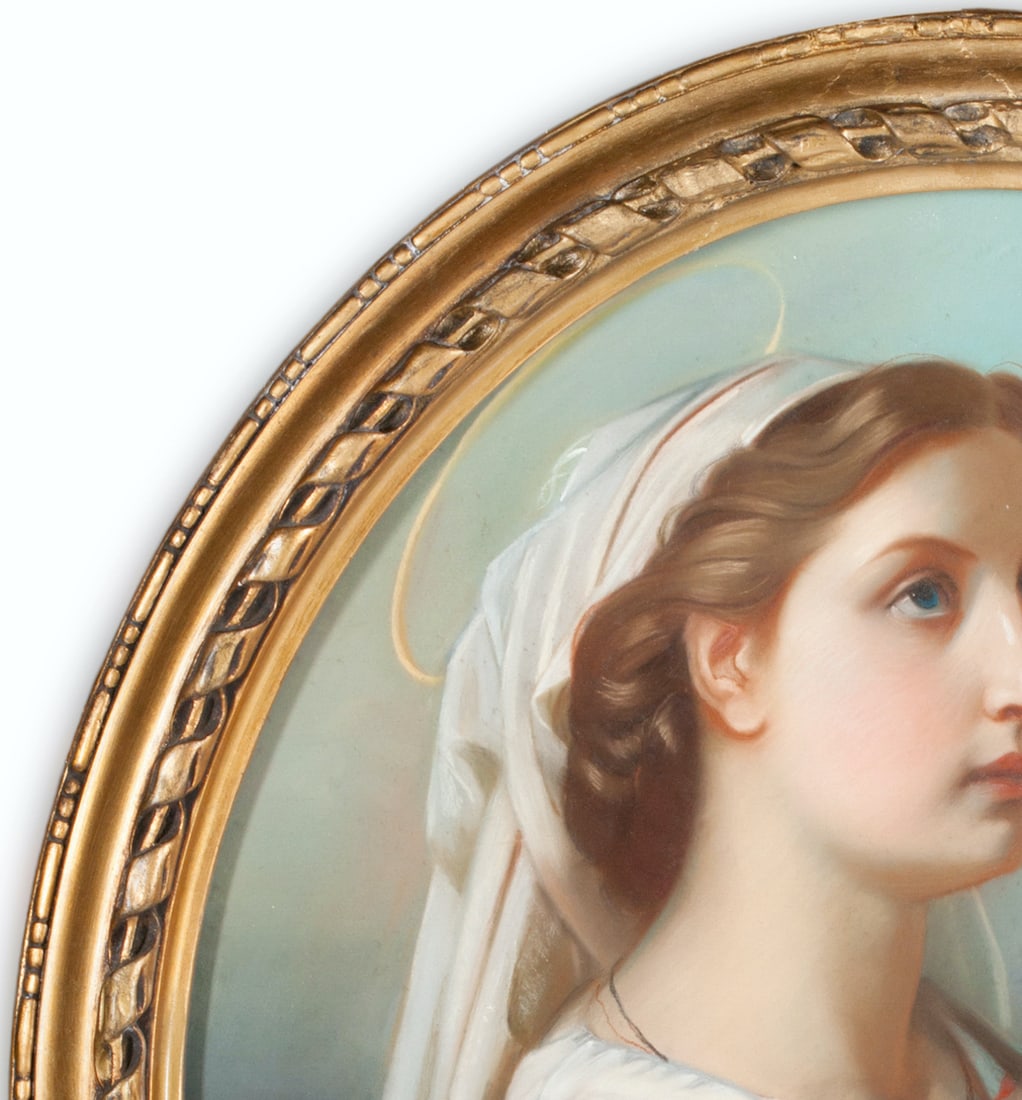 Saint Genevieve, Pastel, 19th century