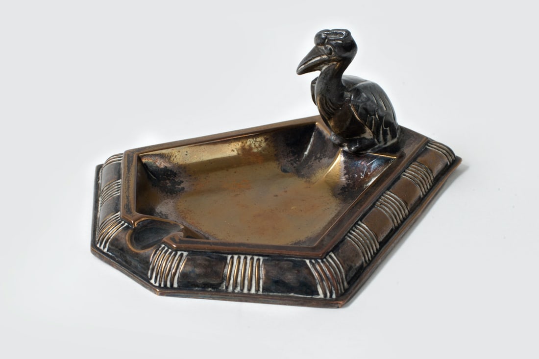 Art Deco Ashtray, Pelican