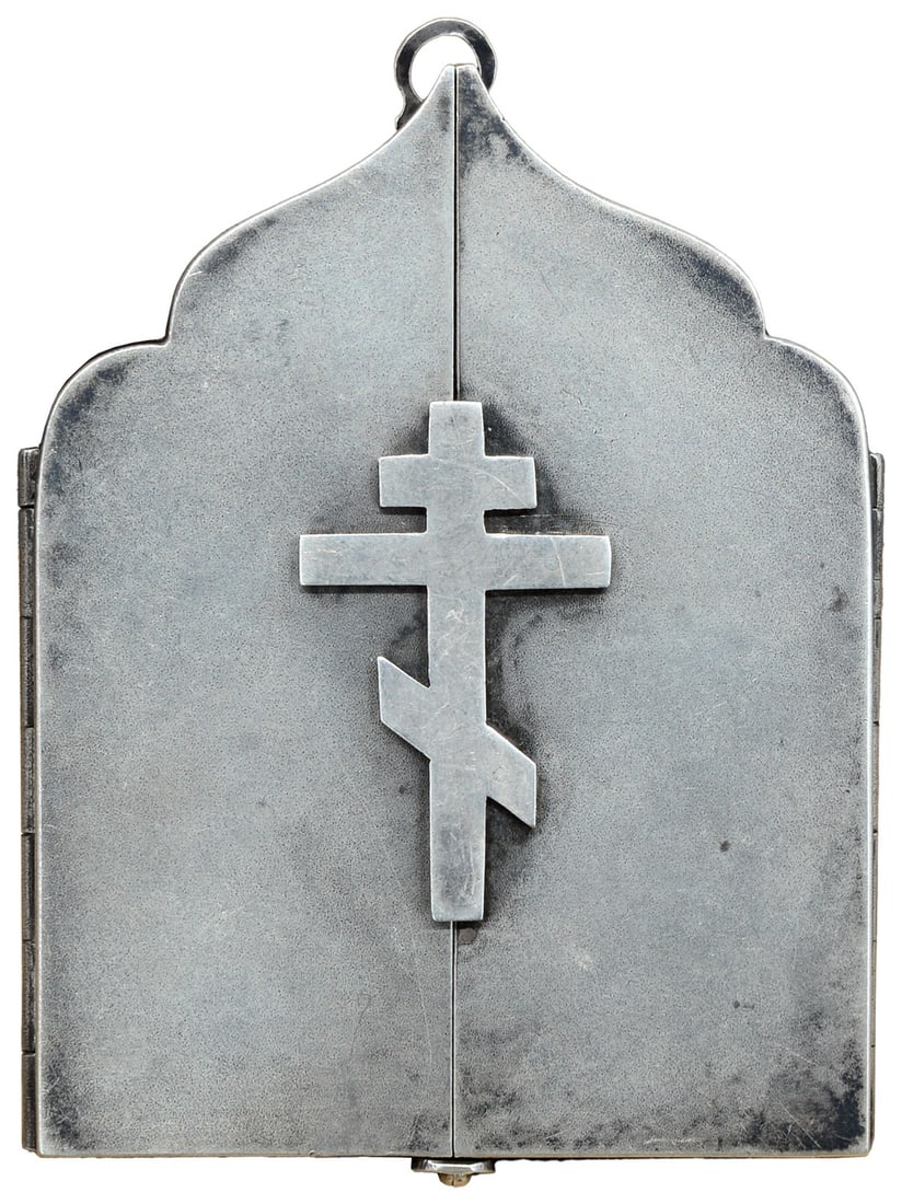 Russian Icon. Silver.
