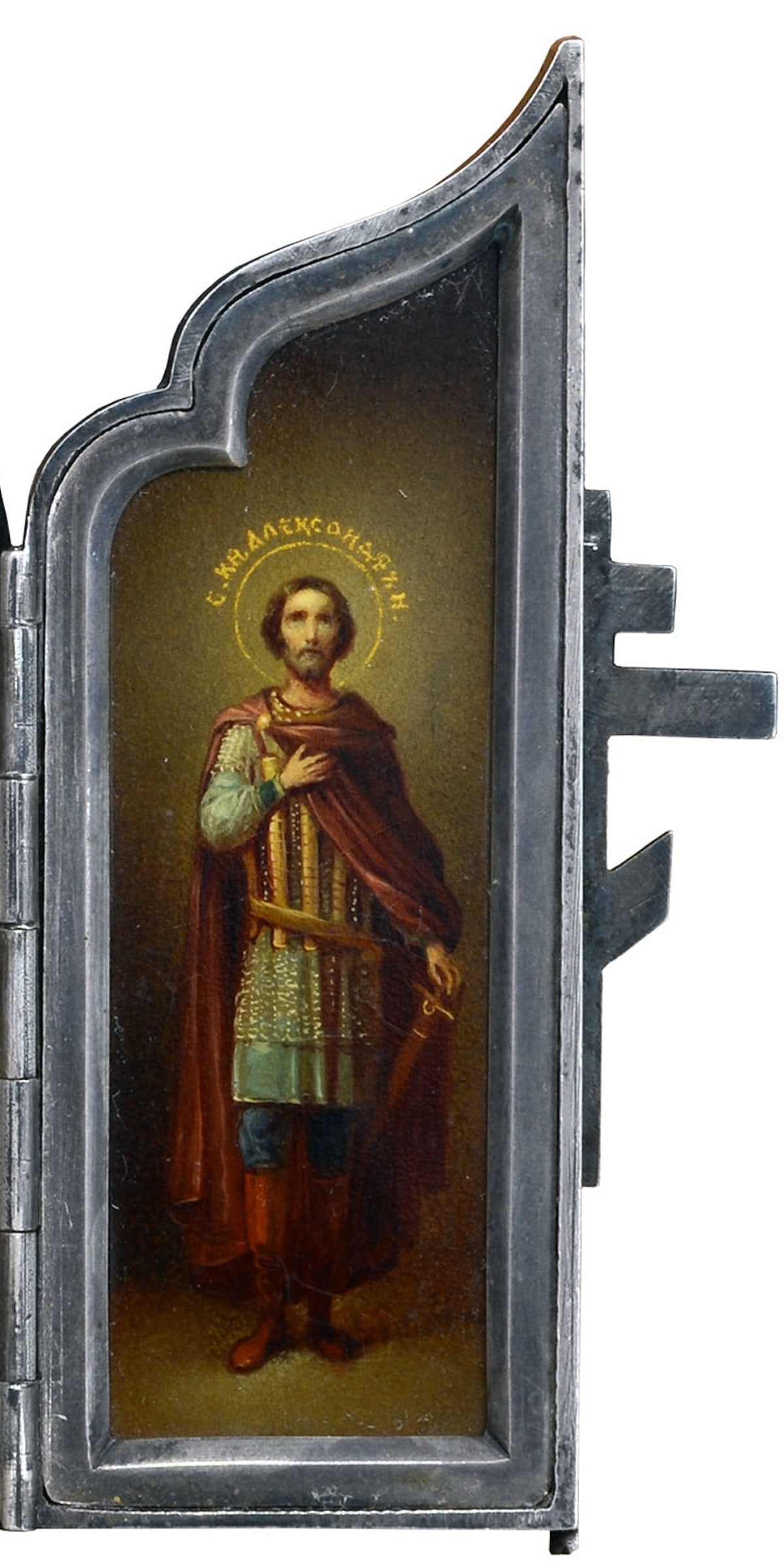 Russian Icon. Silver.