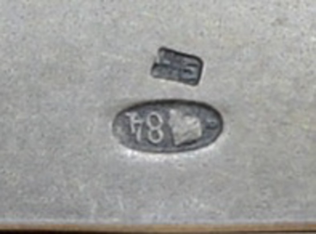 Russian Icon. Silver. Modern
