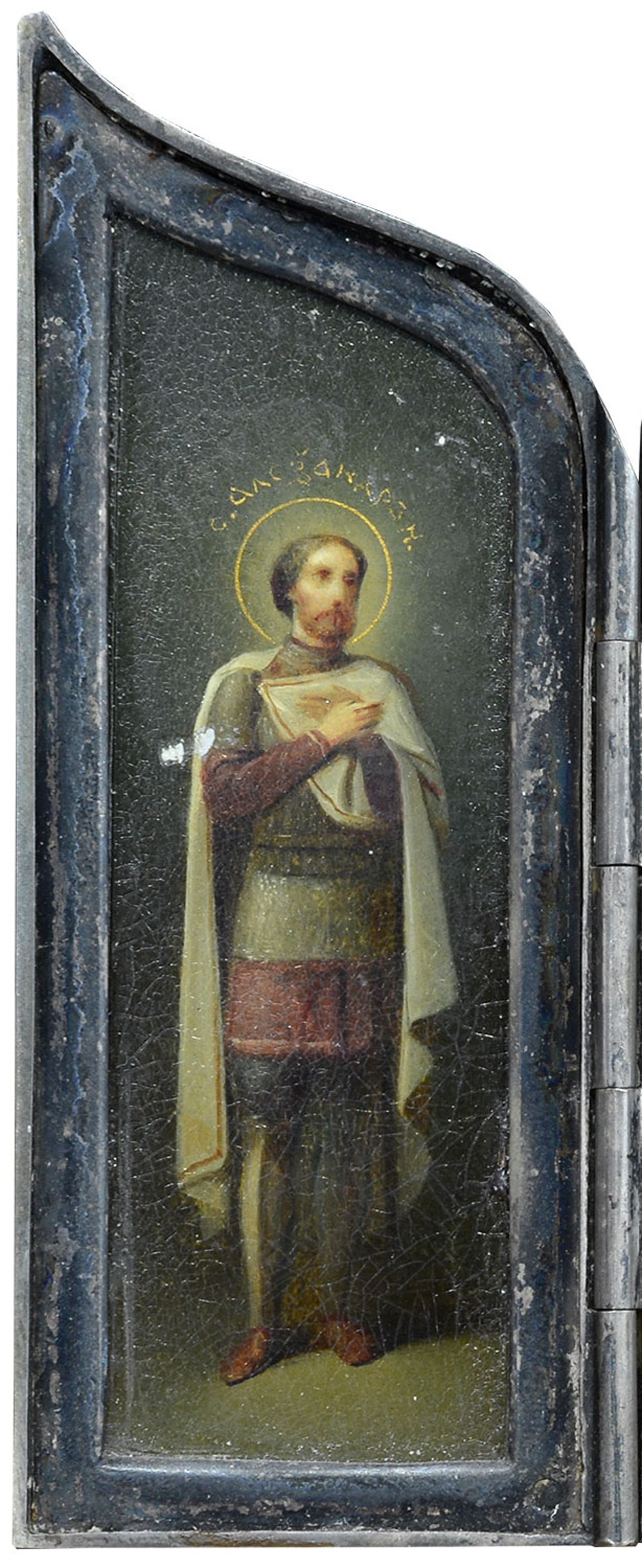 Russian Icon. Silver. Modern