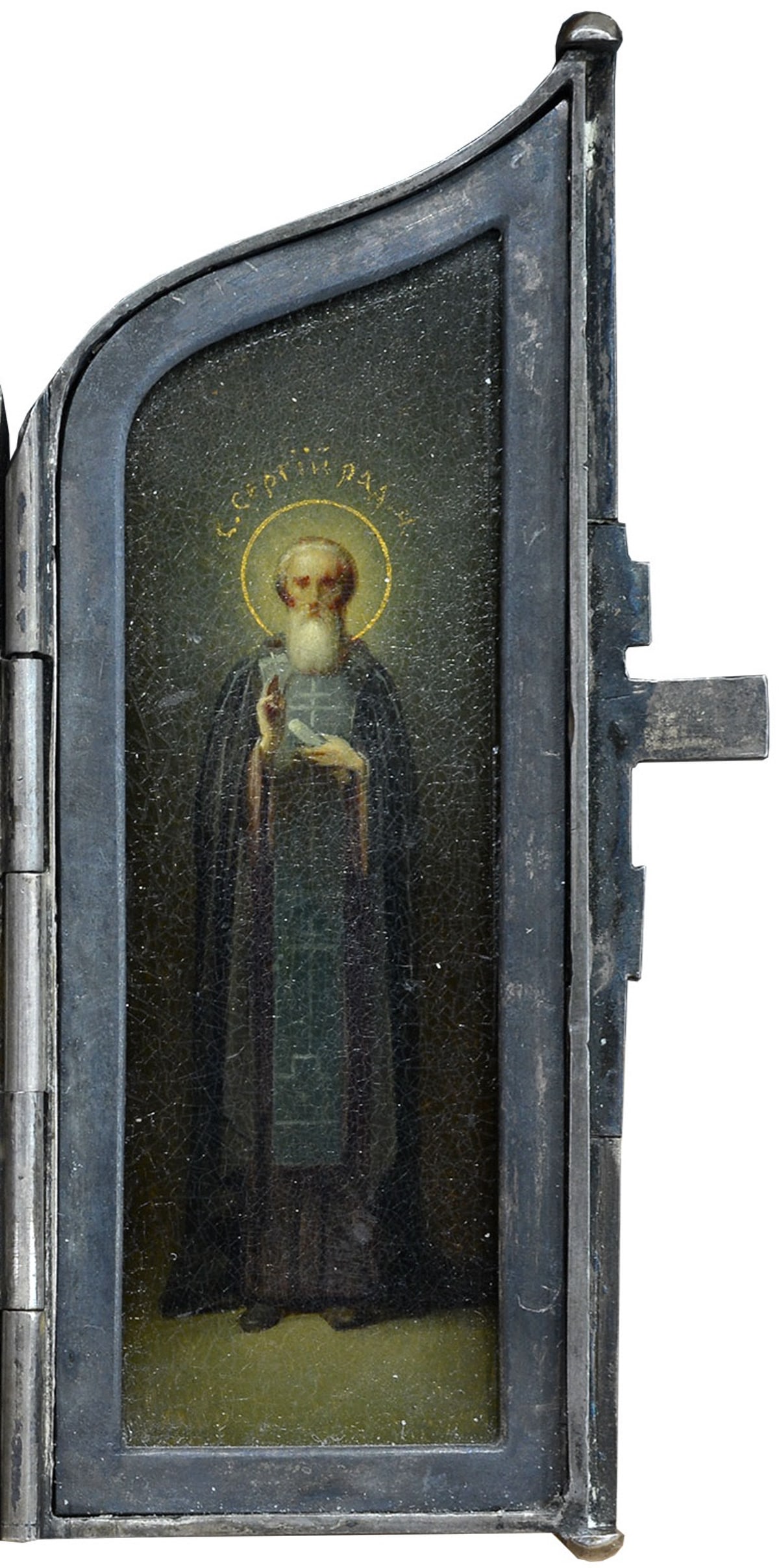 Russian Icon. Silver. Modern
